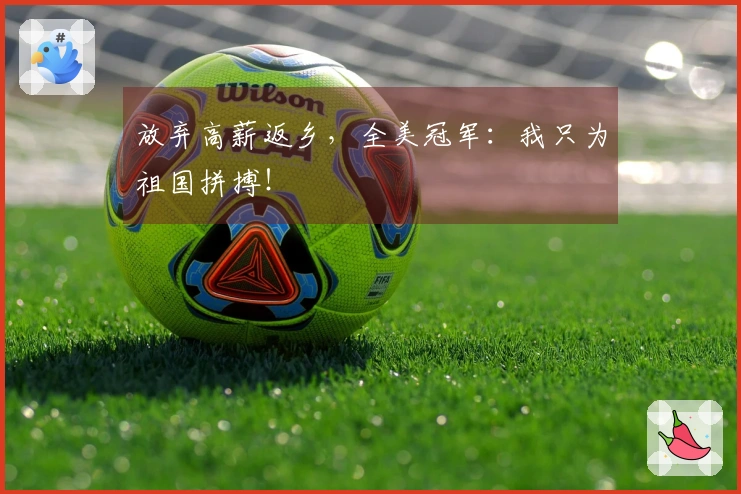 放弃高薪返乡，全美冠军：我只为祖国拼搏！